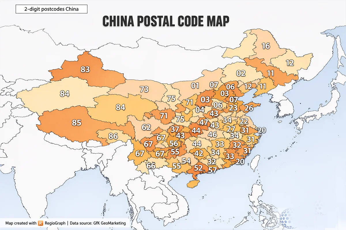 THE LATEST POSTAL CODES / ZIP CODES IN CHINA – Best eSIM For China