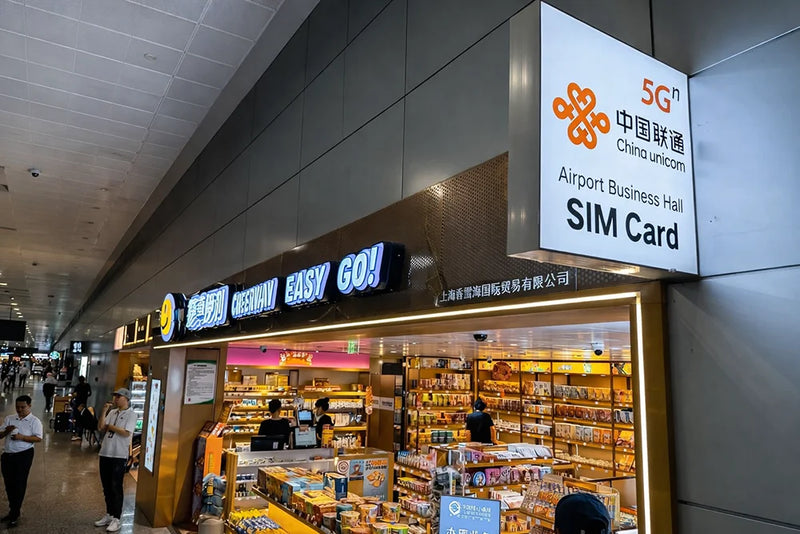 Customer visiting China Telecom store for SIM card activation