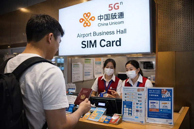 Passport and identification documents for China Telecom verification