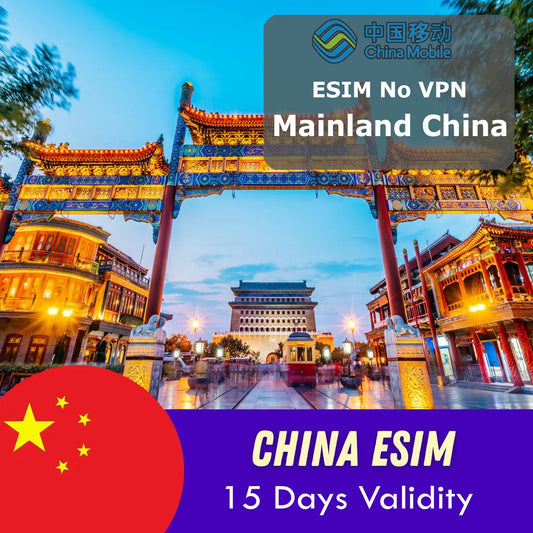China eSIM 15 days – No VPN required